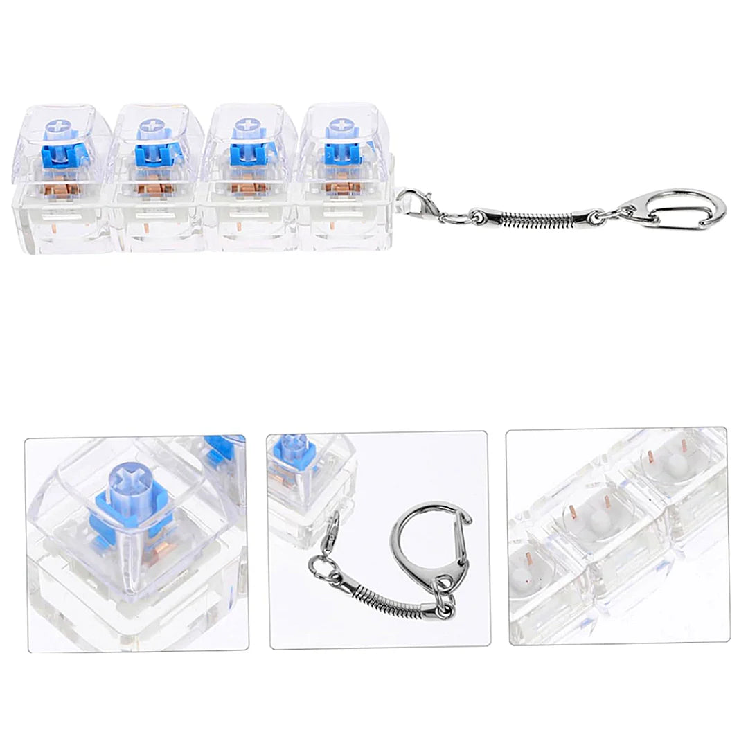 KeyPulse - Llavero Teclado Antiestrés